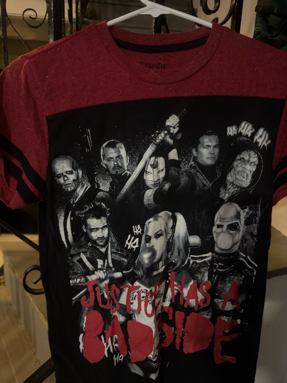 Suicide Squad Graphic Tee - Red/Black Short Sleeve